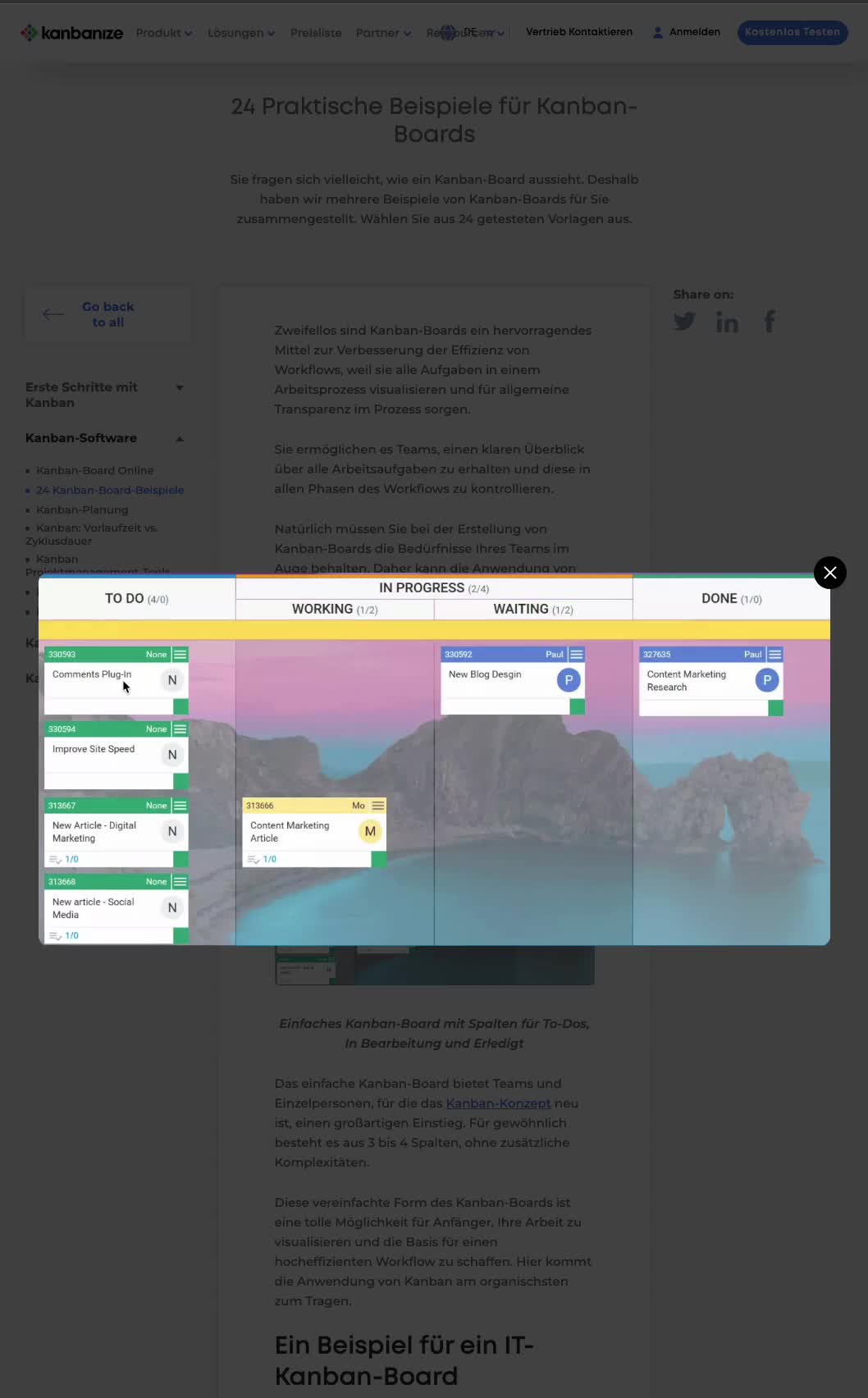 مقدمة كانبان بورد